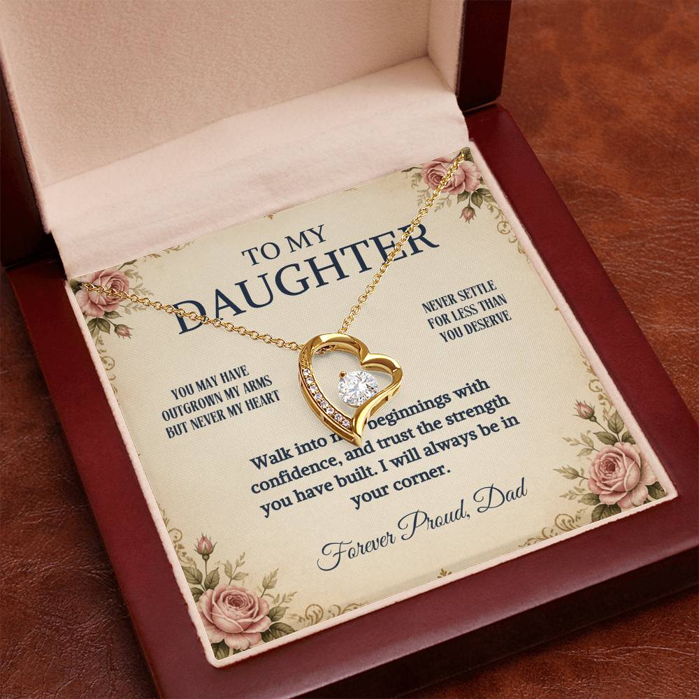 C79 - Your Life Is Yours To Create And I Will Always Be Proud Of The Woman You Become - Forever Love Necklace