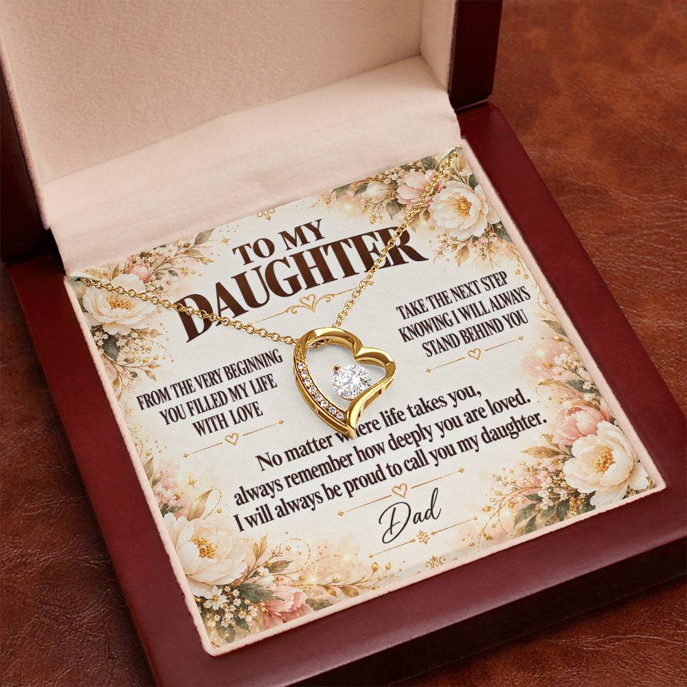 C356 - From The Very Beginning You Filled My Life With Love Pride And Joy - Forever Love Necklace