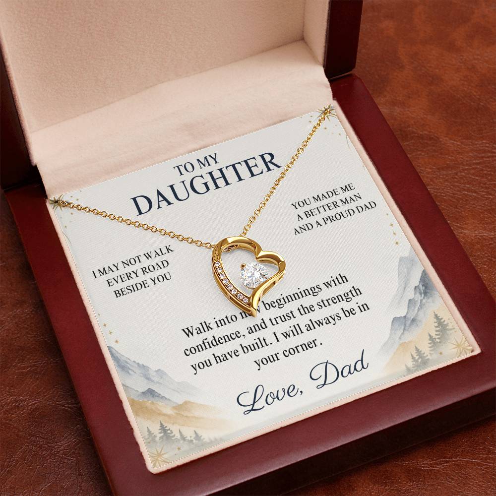 C99 - The Greatest Gift Life Gave Me Was The Chance To Love You As Your Dad - Forever Love Necklace