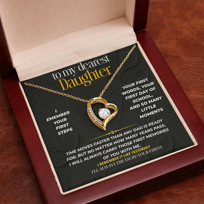 S234 - I’ll Always Remember Your Firsts – Forever Love Necklace From Dad