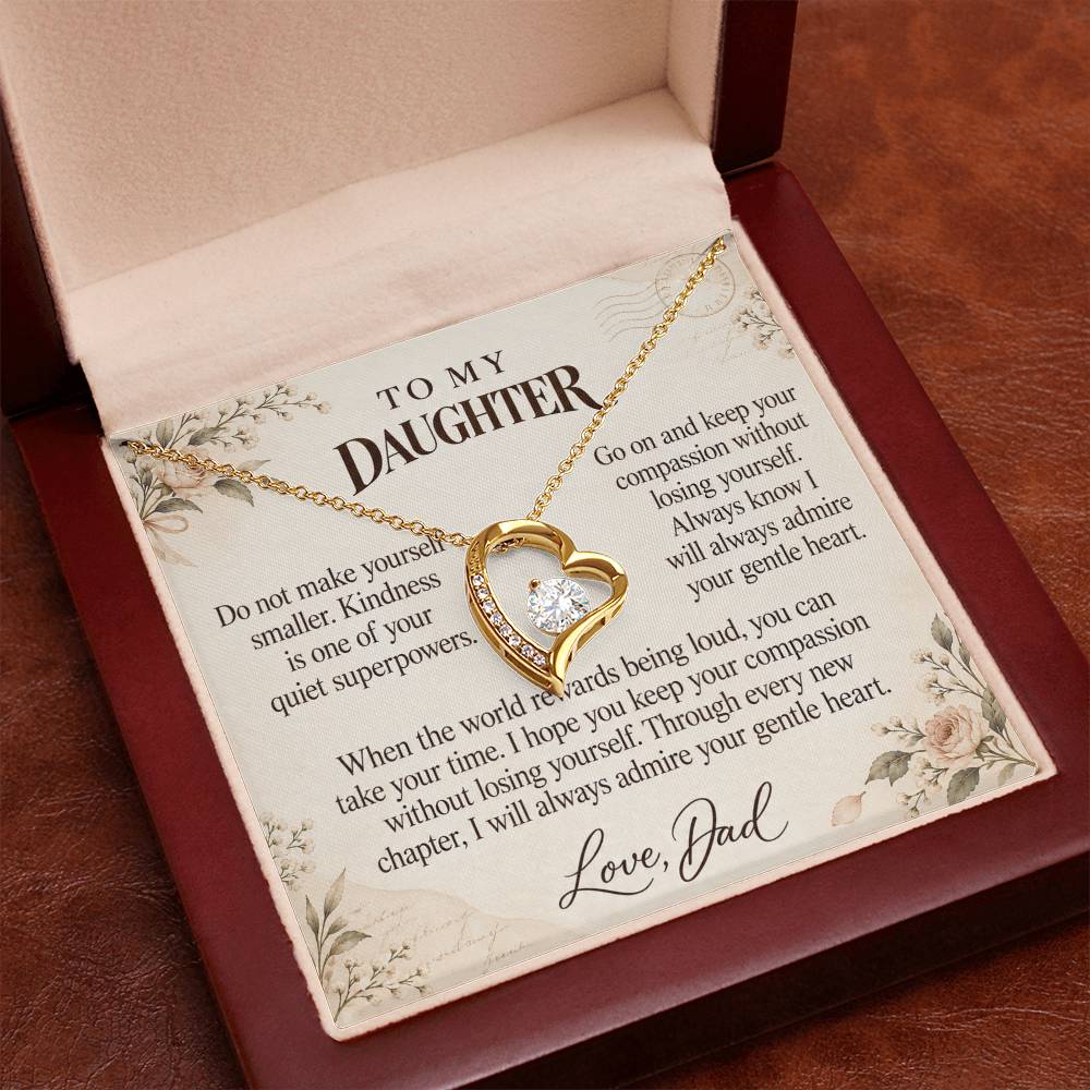 C657 - Your Kindness Changes Rooms And A Promise To Carry Into New Chapters - Forever Love Necklace