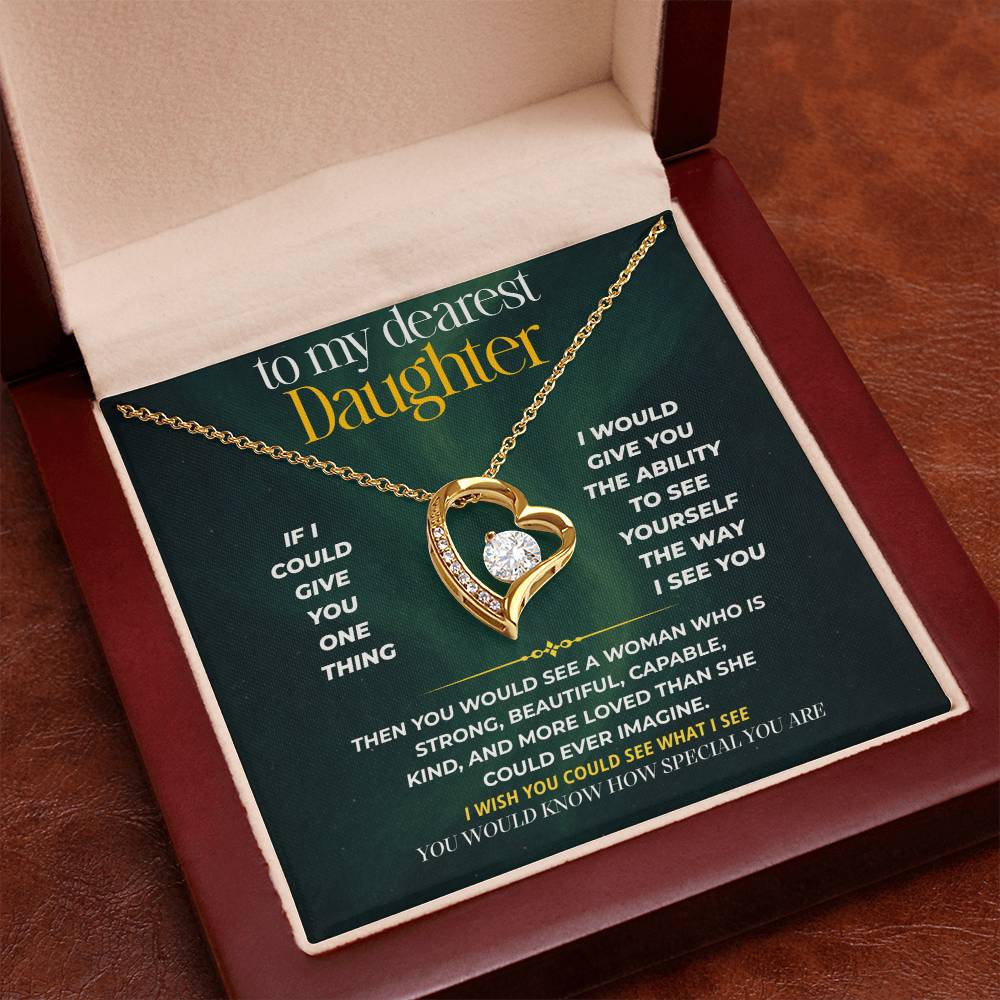 S249 - If I Could Give You One Thing – Forever Love Necklace From Dad