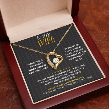 S189 - You Are My Favorite Part Of Coming Home – Forever Love Necklace From Husband