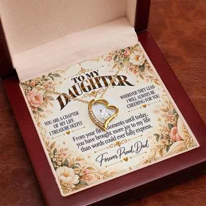 C487 - You Do Not Have To Be Perfect To Make Me Proud You Only Have To Be Yourself - Forever Love Necklace