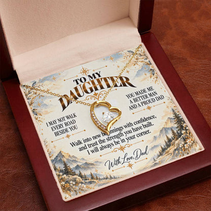 C449 - The Greatest Gift Life Gave Me Was The Chance To Love You As Your Dad - Forever Love Necklace