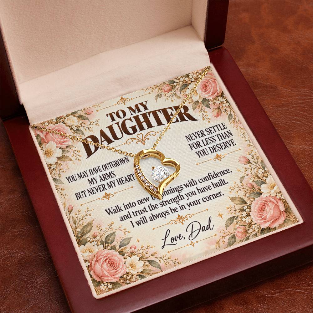 C379 - Your Life Is Yours To Create And I Will Always Be Proud Of The Woman You Become - Forever Love Necklace