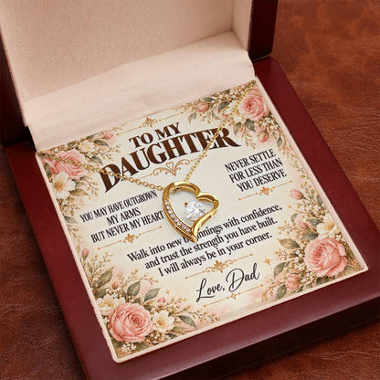 C379 - Your Life Is Yours To Create And I Will Always Be Proud Of The Woman You Become - Forever Love Necklace