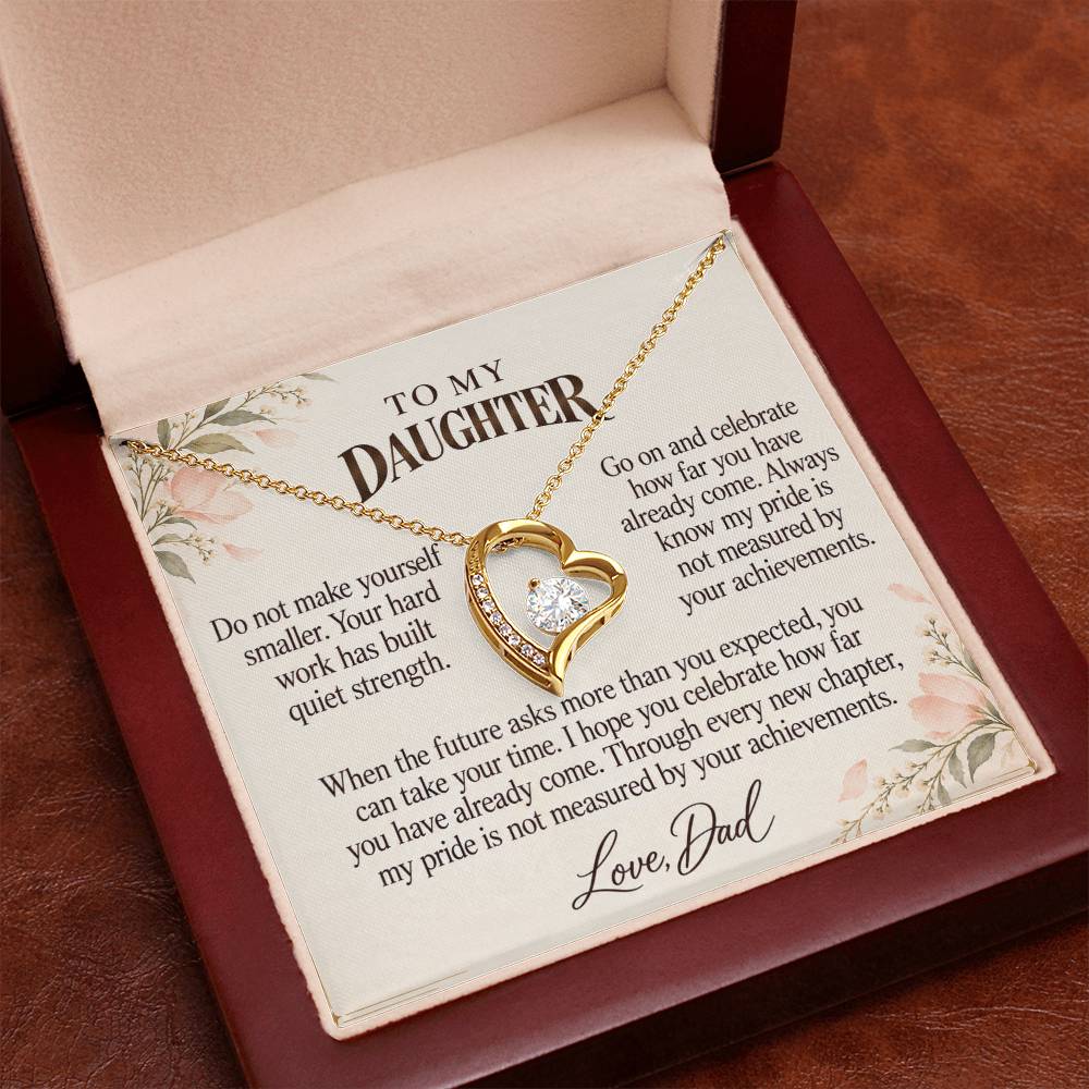 C532 - Your Graduation Day And A Promise To Carry Into New Chapters - Forever Love Necklace