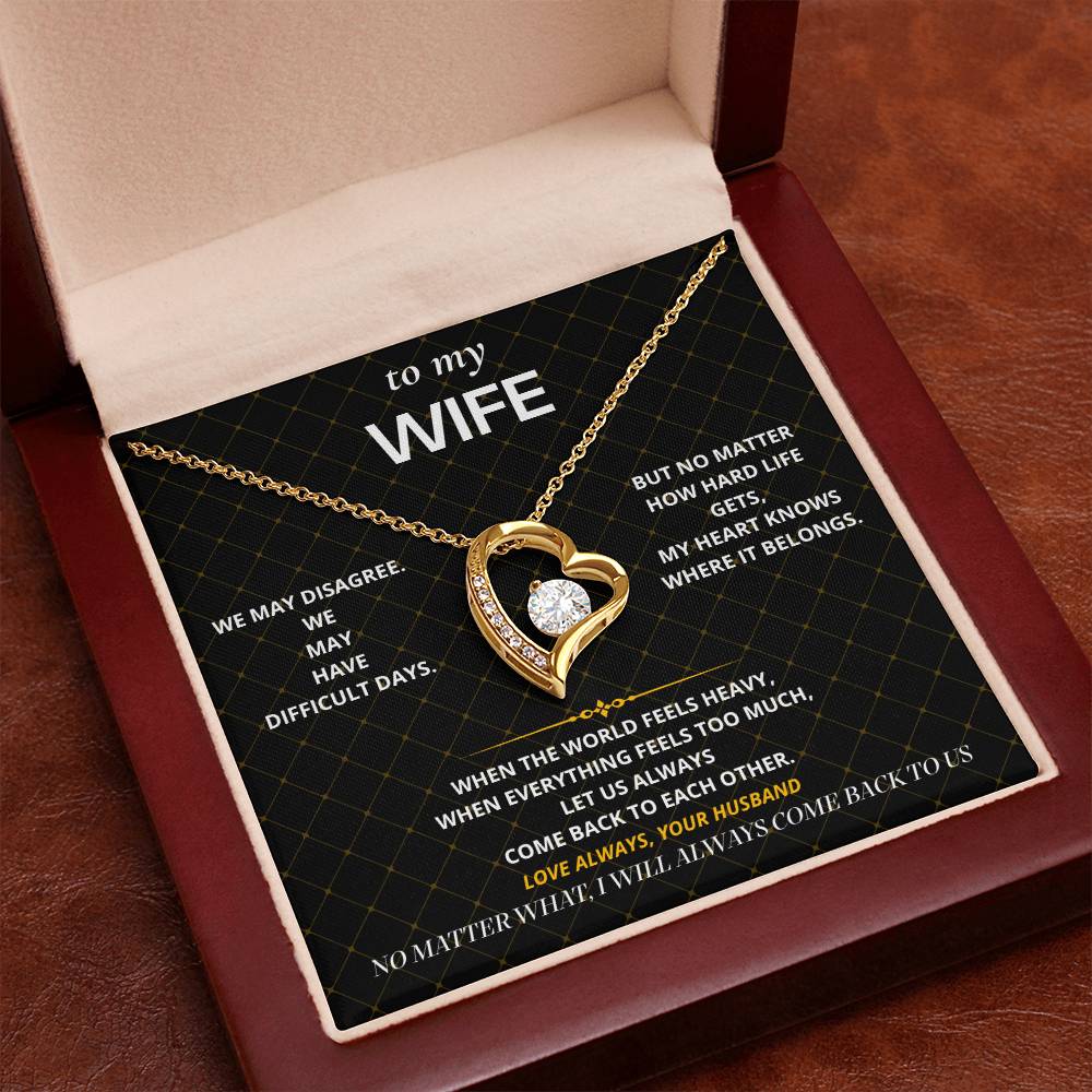 S58 - Always Come Back To Us – Forever Love Necklace From Husband
