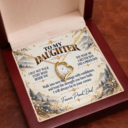C399 - The Greatest Gift Life Gave Me Was The Chance To Love You As Your Dad - Forever Love Necklace