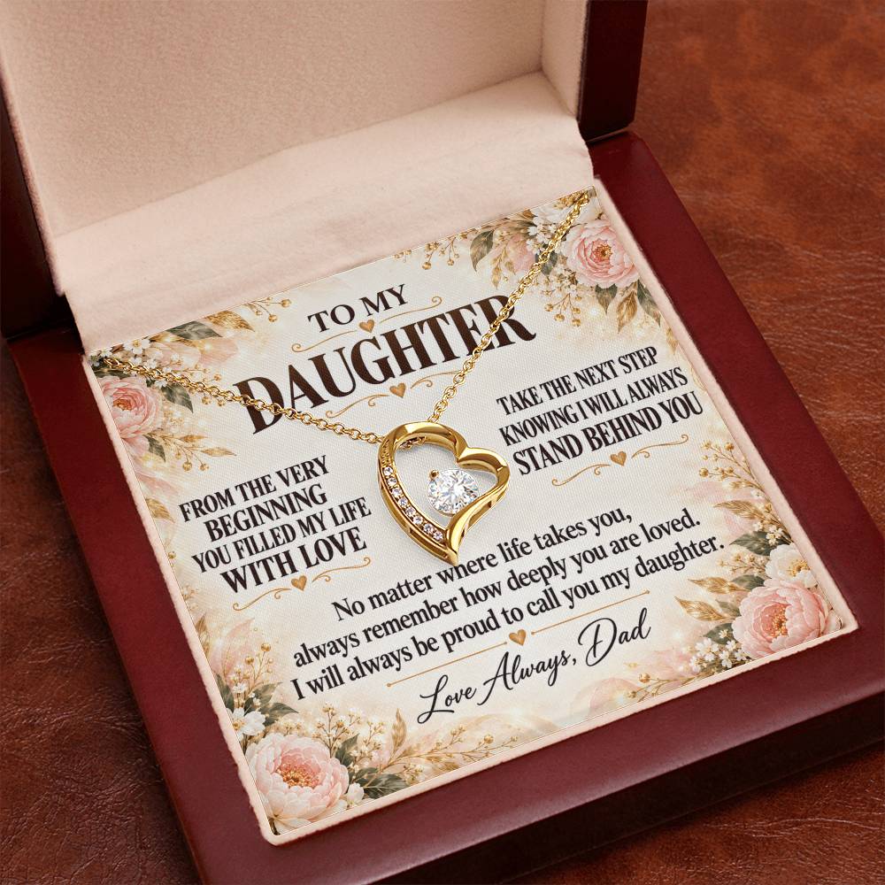 C256 - From The Very Beginning You Filled My Life With Love Pride And Joy - Forever Love Necklace