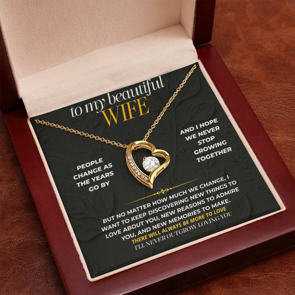 S198 - You Are The Love I’ll Never Outgrow – Forever Love Necklace From Husband