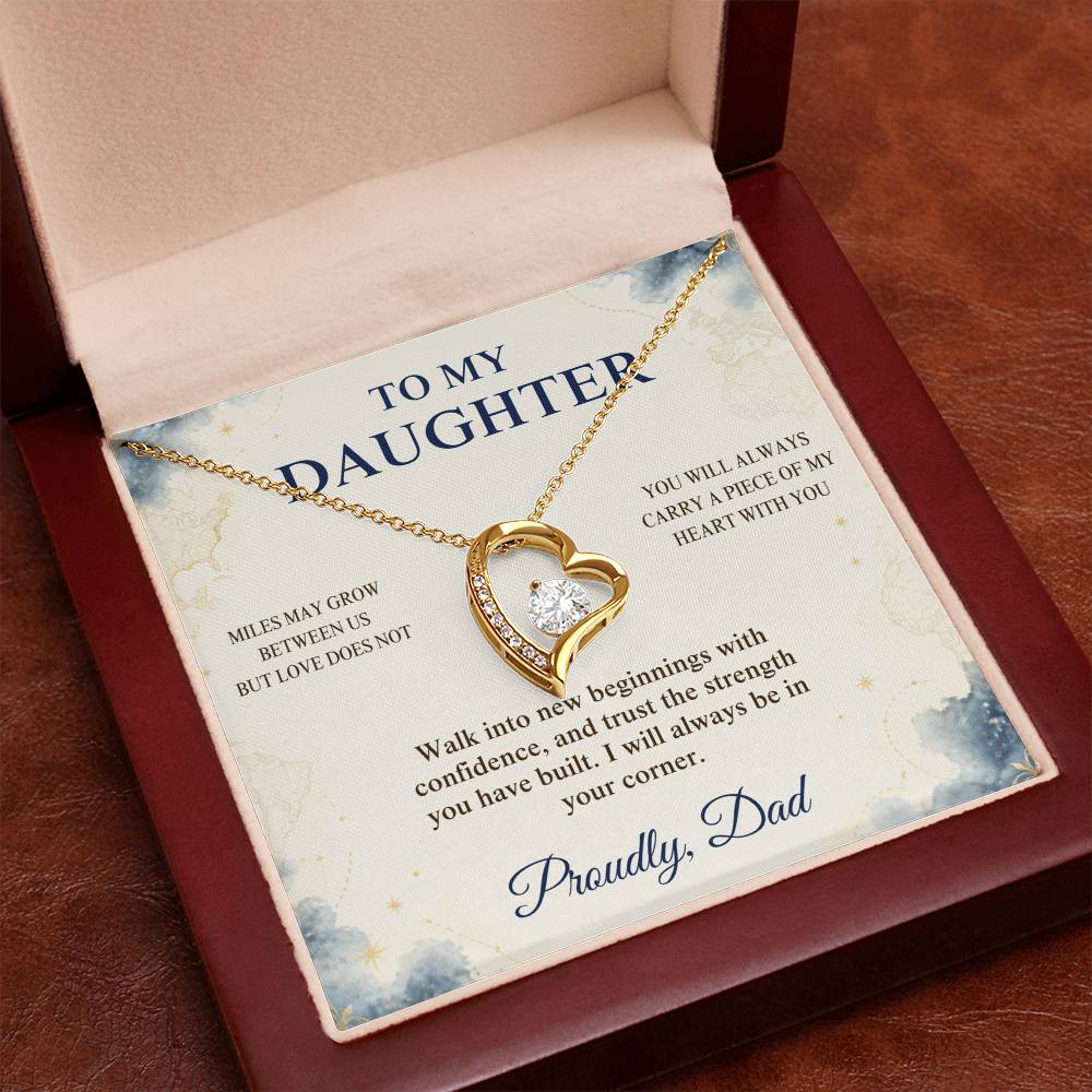 C94 - The Love Between A Father And Daughter Becomes A Legacy That Lives Beyond Every Season - Forever Love Necklace