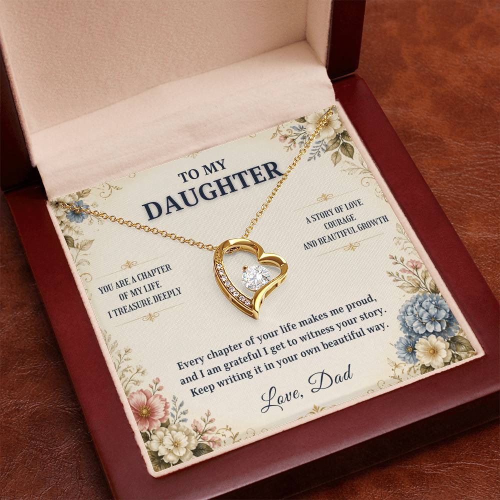 C12 - You Are The Beautiful Chapter Of My Life I Will Always Read With Pride - Forever Love Necklace