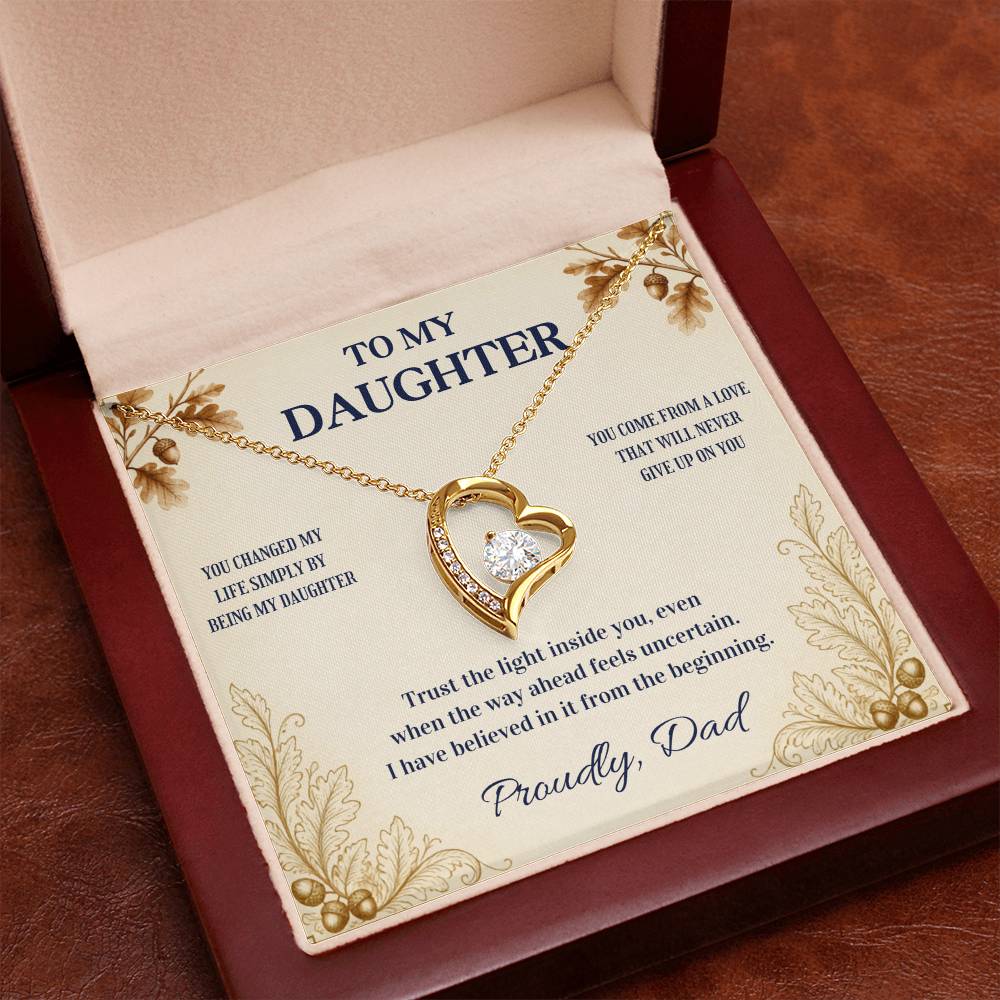 C70 - You Made Me A Better Man Simply By Giving Me The Honor Of Being Your Dad - Forever Love Necklace