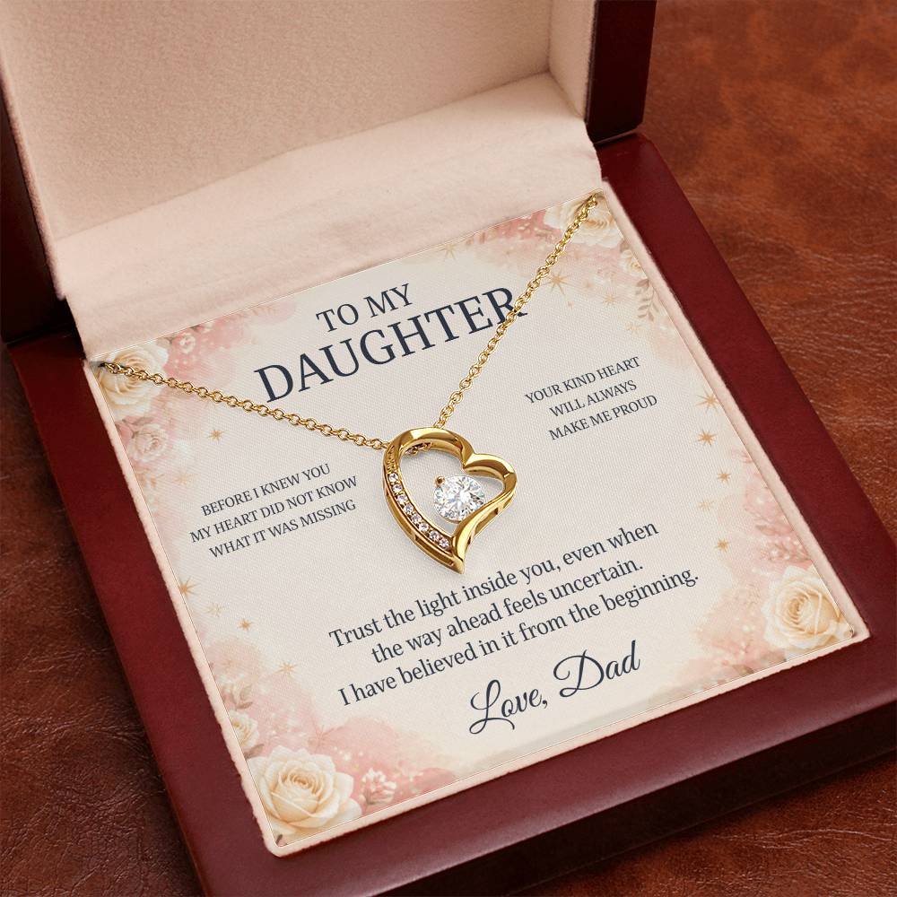 C75 - You Are A Dream I Never Knew My Heart Was Waiting To Love So Deeply - Forever Love Necklace