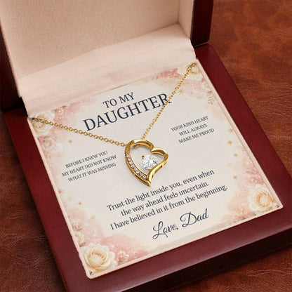 C75 - You Are A Dream I Never Knew My Heart Was Waiting To Love So Deeply - Forever Love Necklace