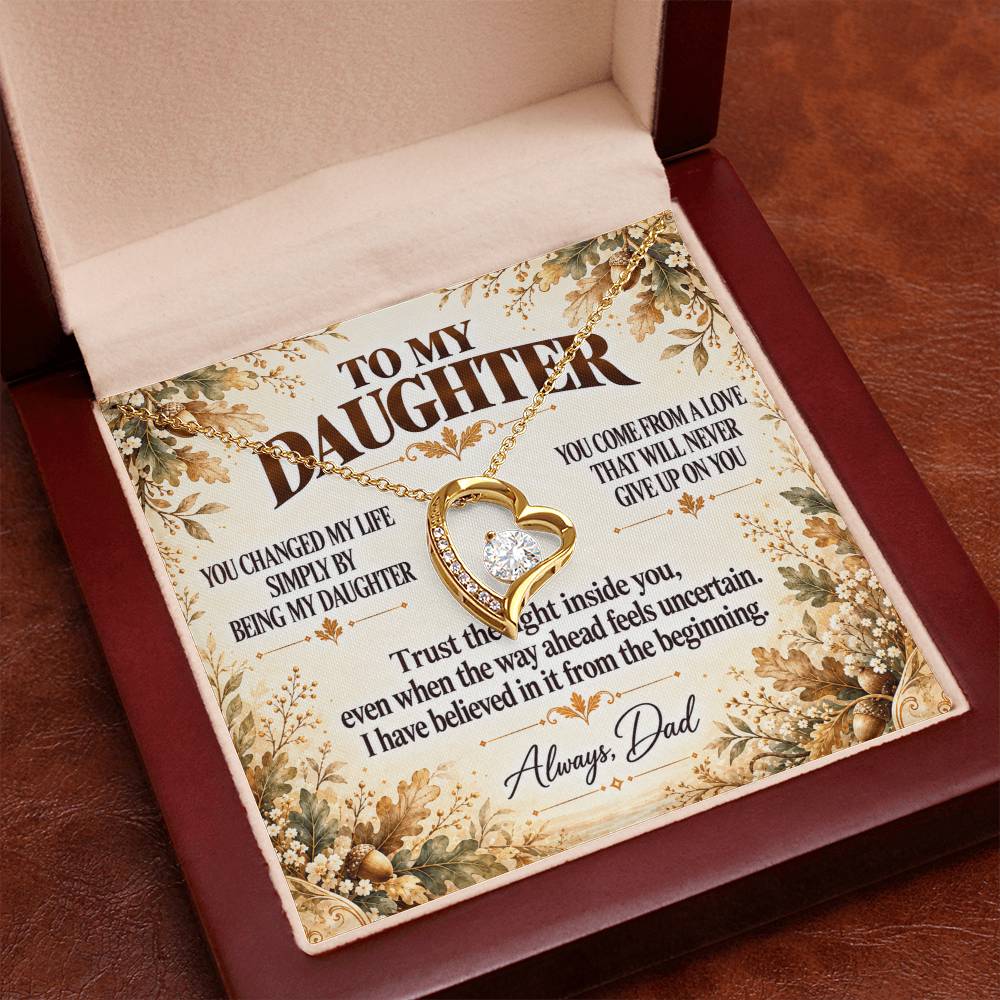 C370 - You Made Me A Better Man Simply By Giving Me The Honor Of Being Your Dad - Forever Love Necklace