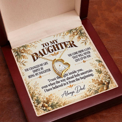 C370 - You Made Me A Better Man Simply By Giving Me The Honor Of Being Your Dad - Forever Love Necklace