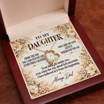 C290 - If You Ever Forget How Special You Are Remember Dad Has Never Forgotten For A Single Day - Forever Love Necklace