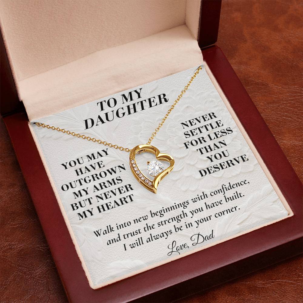 C179 - Your Life Is Yours To Create And I Will Always Be Proud Of The Woman You Become - Forever Love Necklace