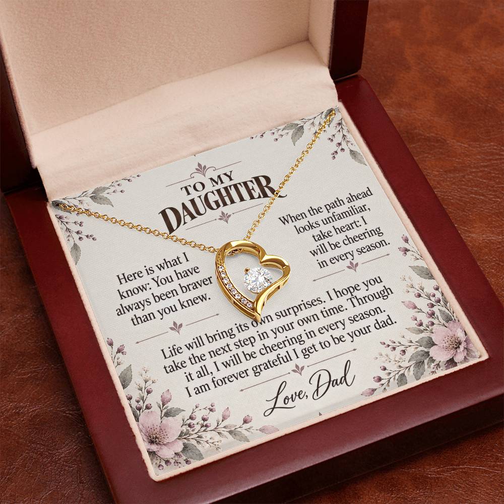 C510 - The First Steps We Cheered And The Words I Hope You Always Remember - Forever Love Necklace