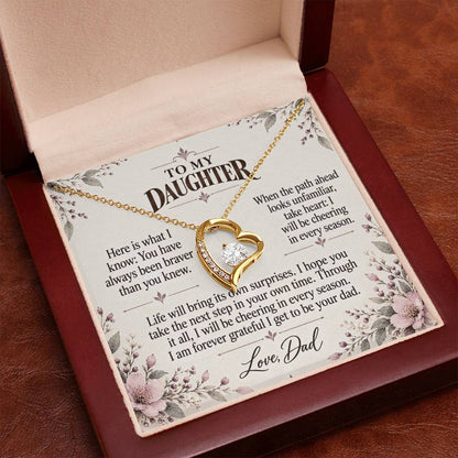 C510 - The First Steps We Cheered And The Words I Hope You Always Remember - Forever Love Necklace