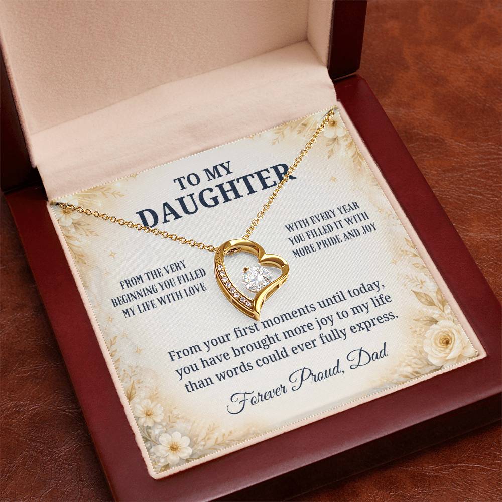 C6 - From The Very Beginning You Filled My Life With Love Pride And Joy - Forever Love Necklace