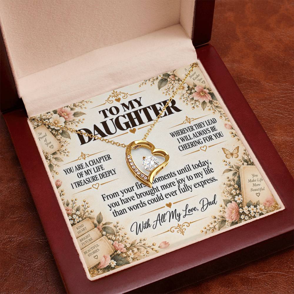 C237 - You Do Not Have To Be Perfect To Make Me Proud You Only Have To Be Yourself - Forever Love Necklace