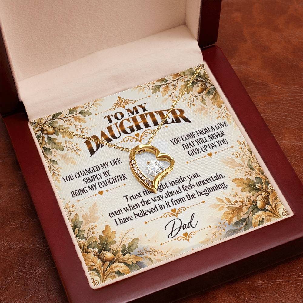 C420 - You Made Me A Better Man Simply By Giving Me The Honor Of Being Your Dad - Forever Love Necklace