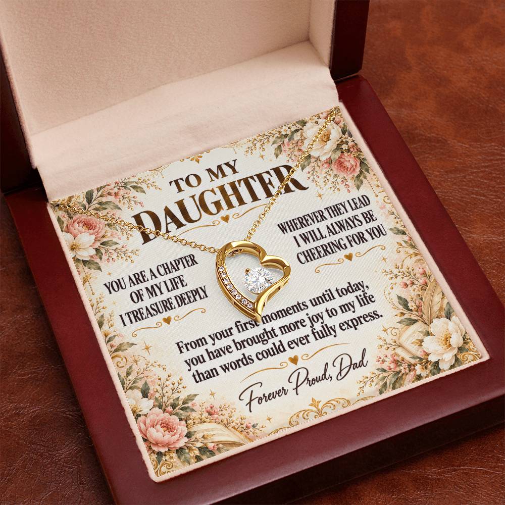 C287 - You Do Not Have To Be Perfect To Make Me Proud You Only Have To Be Yourself - Forever Love Necklace