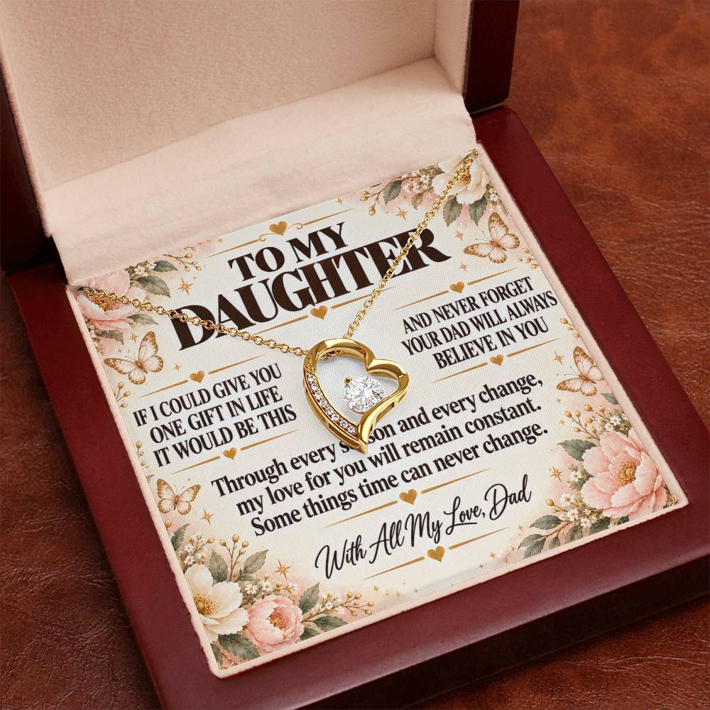 C253 - If I Could Give You One Gift It Would Be To See Yourself Through My Eyes - Forever Love Necklace