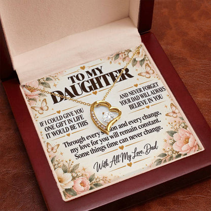 C253 - If I Could Give You One Gift It Would Be To See Yourself Through My Eyes - Forever Love Necklace