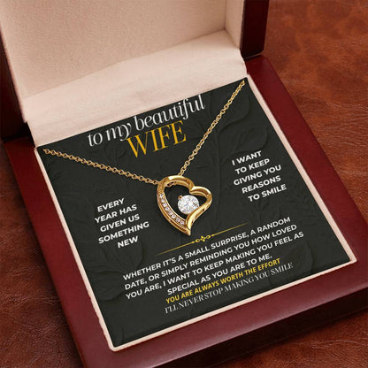 S196 - You Are The Woman I Want To Keep Surprising – Forever Love Necklace From Husband