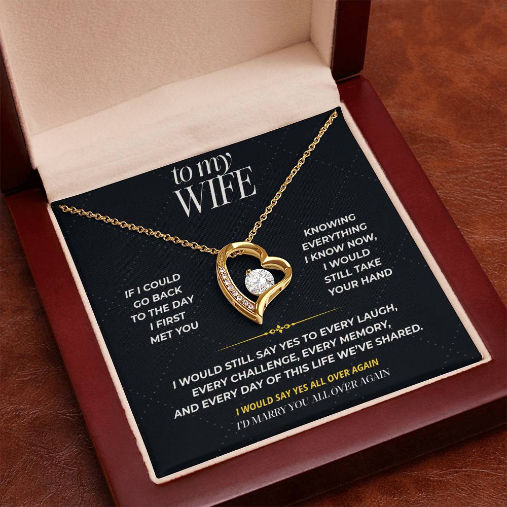 S97 - I’d Marry You All Over Again – Forever Love Necklace From Husband