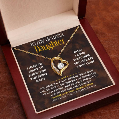S259 - I Love Watching You Find Your Own Way – Forever Love Necklace From Dad