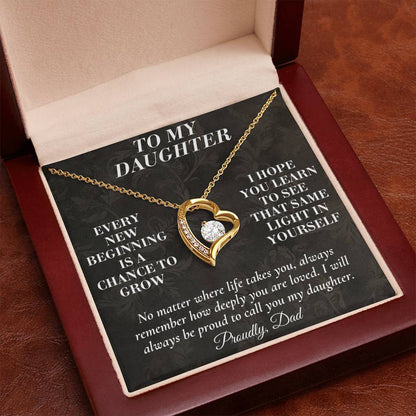 C165 - Never Doubt How Much Joy You Brought Into My Life From The Day You Arrived - Forever Love Necklace