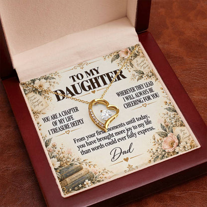 C212 - You Are The Beautiful Chapter Of My Life I Will Always Read With Pride - Forever Love Necklace