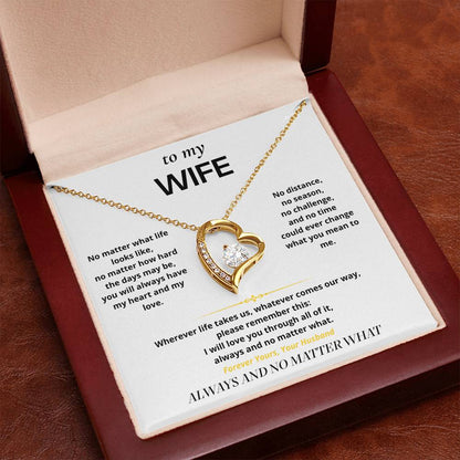 S12 - Always And No Matter What – Forever Love Necklace From Husband