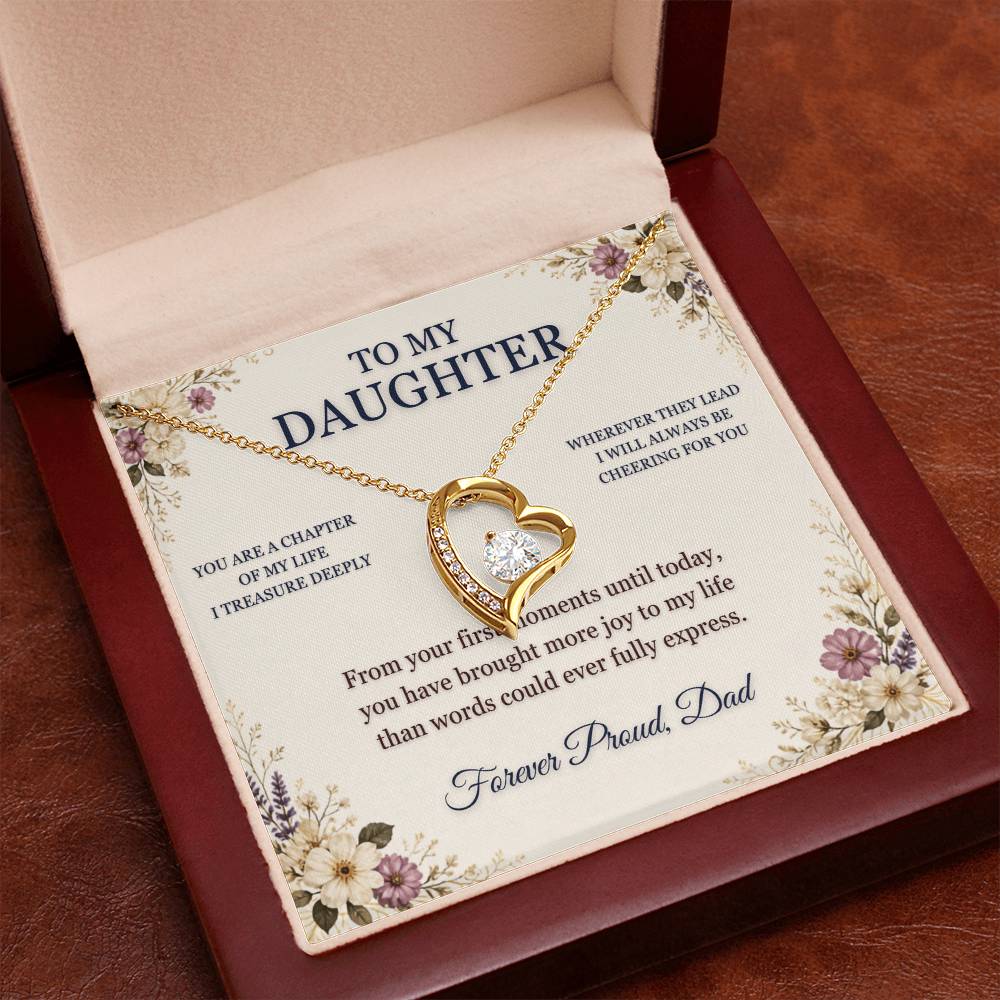 C87 - You Do Not Have To Be Perfect To Make Me Proud You Only Have To Be Yourself - Forever Love Necklace