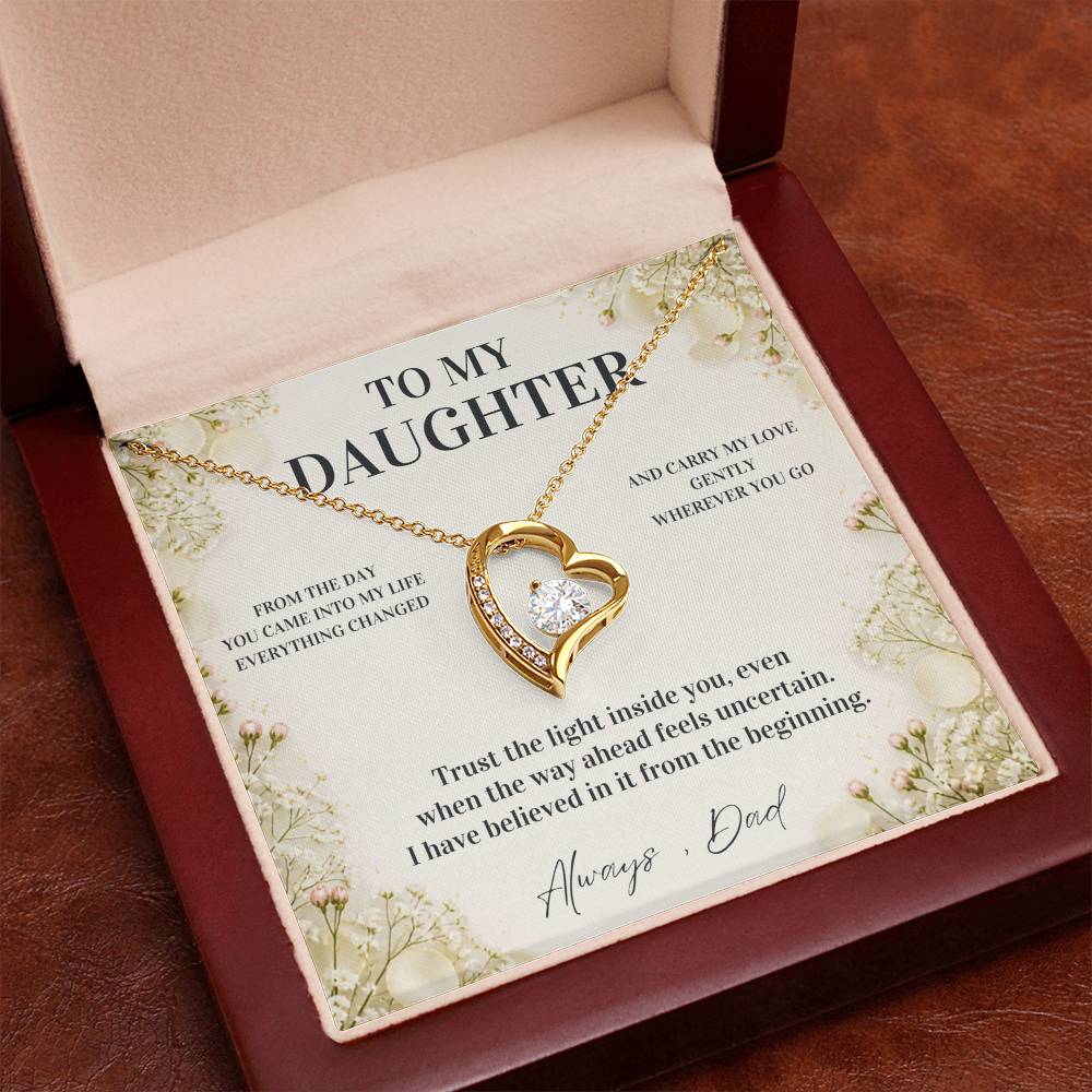 C90 - If You Ever Forget How Special You Are Remember Dad Has Never Forgotten For A Single Day - Forever Love Necklace