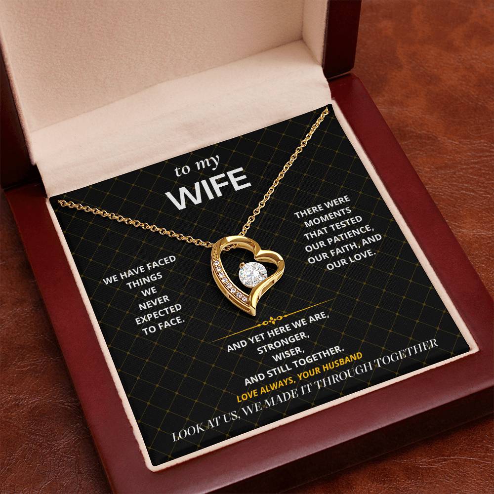 S70 - We Made It Through – Forever Love Necklace From Husband