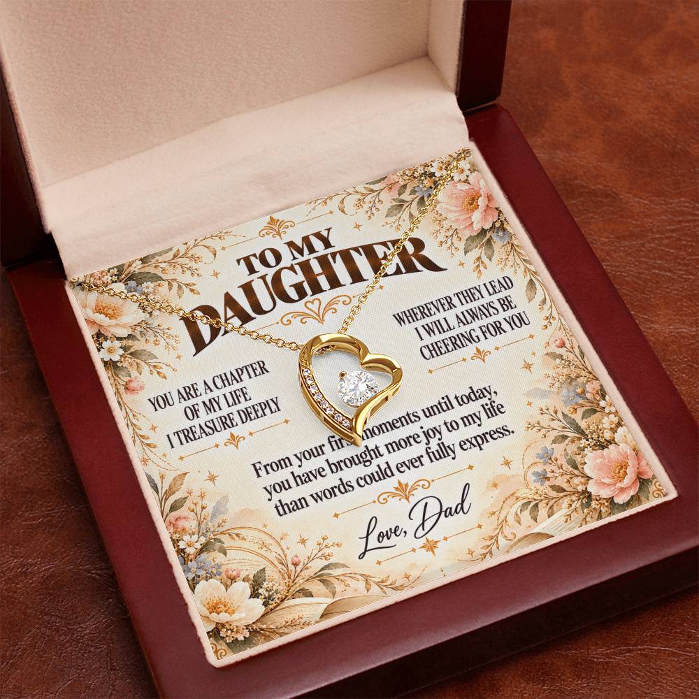 C387 - You Do Not Have To Be Perfect To Make Me Proud You Only Have To Be Yourself - Forever Love Necklace