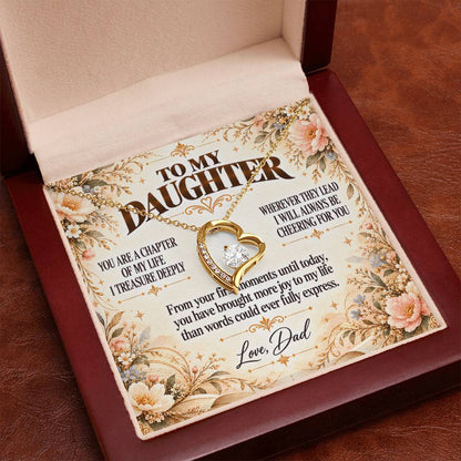 C387 - You Do Not Have To Be Perfect To Make Me Proud You Only Have To Be Yourself - Forever Love Necklace