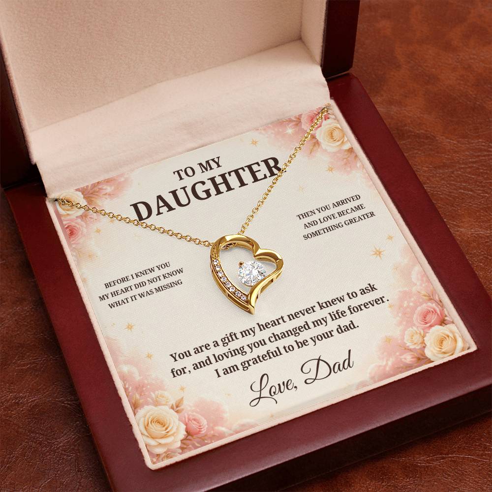 C25 - You Are A Dream I Never Knew My Heart Was Waiting To Love So Deeply - Forever Love Necklace
