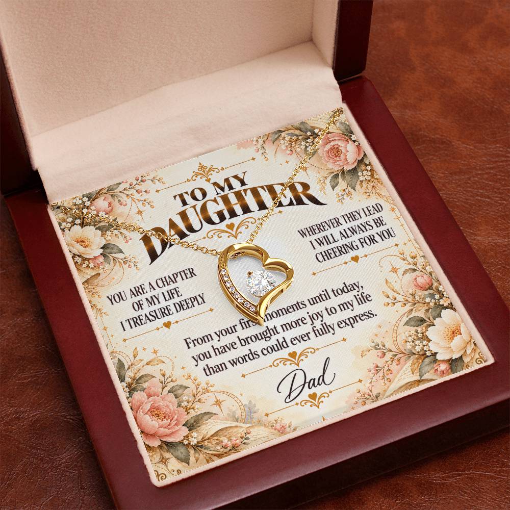 C412 - You Are The Beautiful Chapter Of My Life I Will Always Read With Pride - Forever Love Necklace