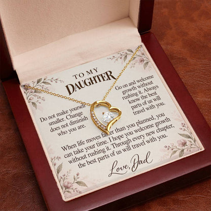 C682 - The Seasons Of Growing Up And A Promise To Carry Into New Chapters - Forever Love Necklace