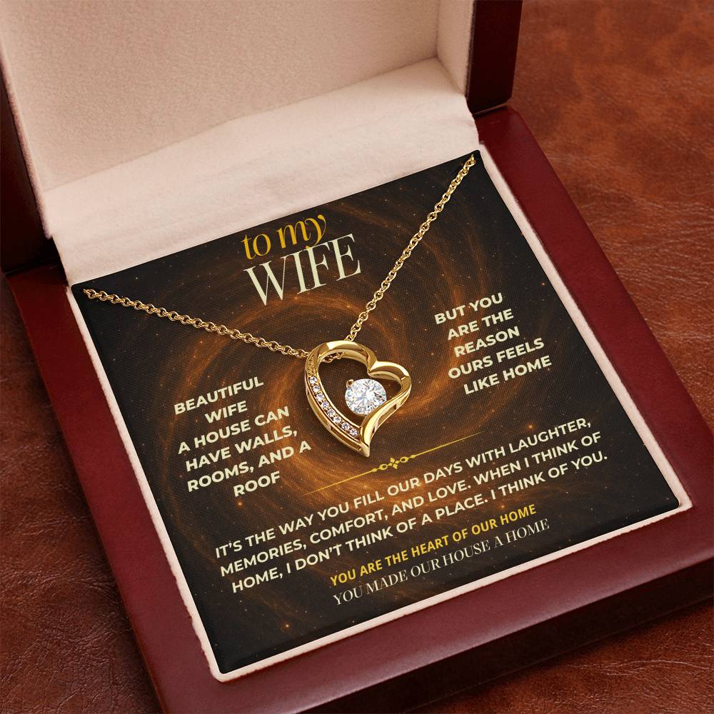 S141 - You Made Our House A Home – Forever Love Necklace From Husband