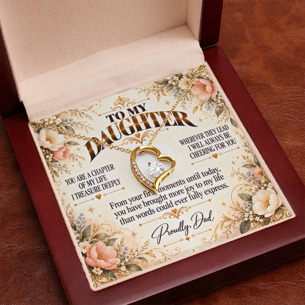 C462 - You Are The Beautiful Chapter Of My Life I Will Always Read With Pride - Forever Love Necklace