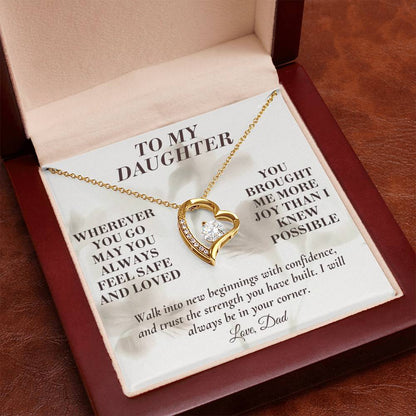 C139 - May You Always Choose The Life That Makes Your Heart Feel Free Brave And Fully Alive - Forever Love Necklace